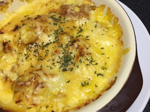 野菜たっぷり かぼちゃとキャベツのゴロッとグラタン レシピ 作り方 By Jewel1027 楽天レシピ